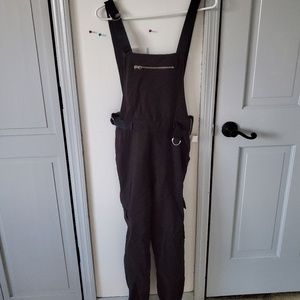 Black overalls